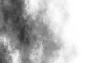 Şeffaf arkaplanda sis var. Mavi dumanlı sis dokusu. Soyut Bulut. Sisli sis resmi örtüyor