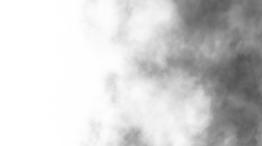 Şeffaf arkaplanda sis var. Mavi dumanlı sis dokusu. Soyut Bulut. Sisli sis resmi örtüyor