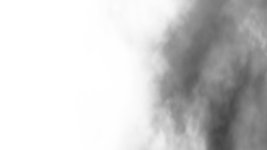 Şeffaf arkaplanda sis var. Mavi dumanlı sis dokusu. Soyut Bulut. Sisli sis resmi örtüyor