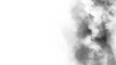 Şeffaf arkaplanda sis var. Mavi dumanlı sis dokusu. Soyut Bulut. Sisli sis resmi örtüyor