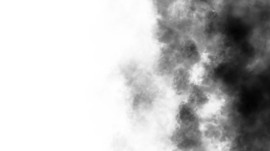 Şeffaf arkaplanda sis var. Mavi dumanlı sis dokusu. Soyut Bulut. Sisli sis resmi örtüyor