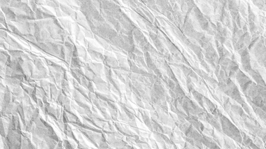 Buruşmuş kağıt dokusu arka planı. Beyaz kırışık çarşaf. Kaplama efekti