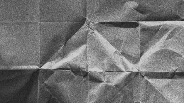 Buruşmuş kağıt dokusu siyah arkaplan. Beyaz kırışık çarşaf. Kaplama efekti