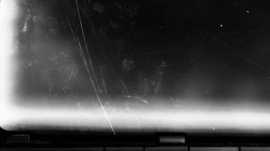 Tozlu çizikler taranmış eski film dokusu. Hasarlı tahıl. Üst üste efekt arkaplanı