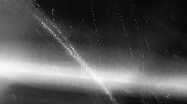 Tozlu çizikler taranmış eski film dokusu. Hasarlı tahıl. Üst üste efekt arkaplanı