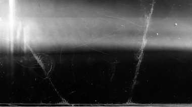 Tozlu çizikler taranmış eski film dokusu. Hasarlı tahıl. Üst üste efekt arkaplanı