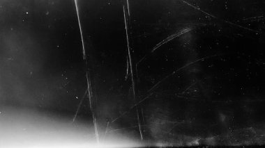 Tozlu çizikler taranmış eski film dokusu. Hasarlı tahıl. Üst üste efekt arkaplanı