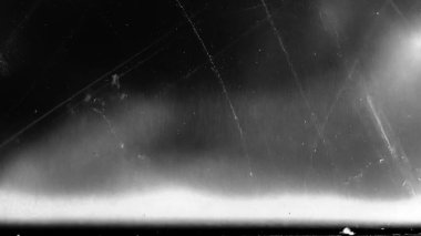 Tozlu çizikler taranmış eski film dokusu. Hasarlı tahıl. Üst üste efekt arkaplanı