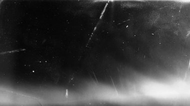 Tozlu çizikler taranmış eski film dokusu. Hasarlı tahıl. Üst üste efekt arkaplanı