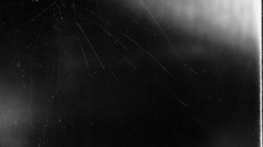 Tozlu çizikler taranmış eski film dokusu. Hasarlı tahıl. Üst üste efekt arkaplanı