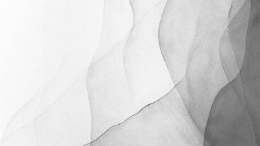 Bulutlu desenli ve aşınmış mermer efektli beyaz kağıda suluboya boya.