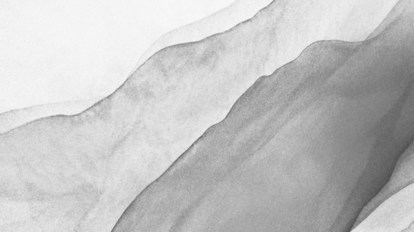 Bulutlu desenli ve aşınmış mermer efektli beyaz kağıda suluboya boya.