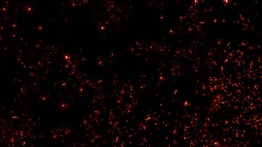 Yüzen közler arka planda şeffaf PNG kıvılcımları oluşturur. Resimleri kaplamak için matlık veya ekran kipi kullanımı.