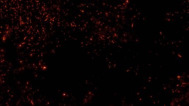 Yüzen közler arka planda şeffaf PNG kıvılcımları oluşturur. Resimleri kaplamak için matlık veya ekran kipi kullanımı.