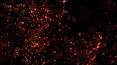 Yüzen közler arka planda şeffaf PNG kıvılcımları oluşturur. Resimleri kaplamak için matlık veya ekran kipi kullanımı.