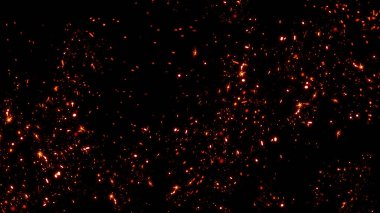 Yüzen közler arka planda şeffaf PNG kıvılcımları oluşturur. Resimleri kaplamak için matlık veya ekran kipi kullanımı.