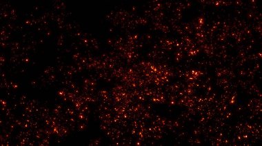 Yüzen közler arka planda şeffaf PNG kıvılcımları oluşturur. Resimleri kaplamak için matlık veya ekran kipi kullanımı.