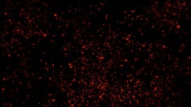 Yüzen közler arka planda şeffaf PNG kıvılcımları oluşturur. Resimleri kaplamak için matlık veya ekran kipi kullanımı.