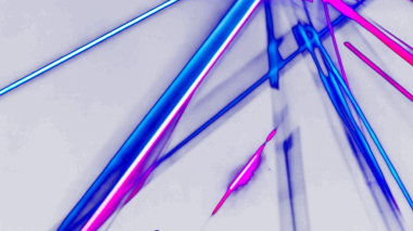 Neon mor ışık huzmeleri, parlak ultraviyole psikedelik soyut arka plan. Parlak çizgiler efekti