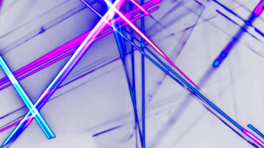 Neon mor ışık huzmeleri, parlak ultraviyole psikedelik soyut arka plan. Parlak çizgiler efekti