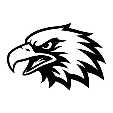 kartal simgesi logo vektör çizimi