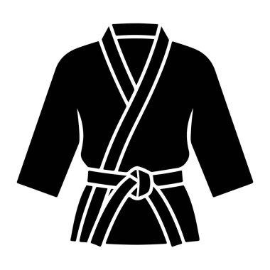 Kimono simgesi, vektör çizimi