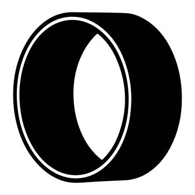 O harfi, o alfabe. vektör illüstrasyonu