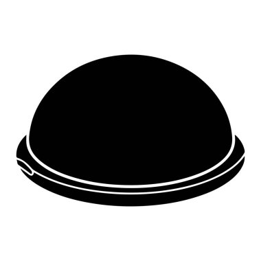 Siyah beyaz bir çizgi filmin vektör çizimi