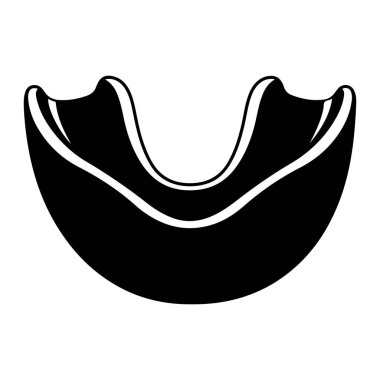 Diş teli simgesi, basit biçim