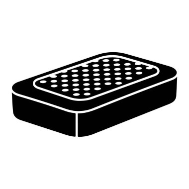 Tepsi simgesi. Beyaz üzerinde izole edilmiş web tasarımı için tepsi vektör simgelerinin izometriği