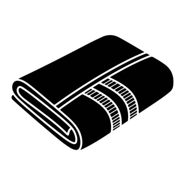 Kağıt simgesi rulosu. Web için basit kağıt vektör simgesi çizimi