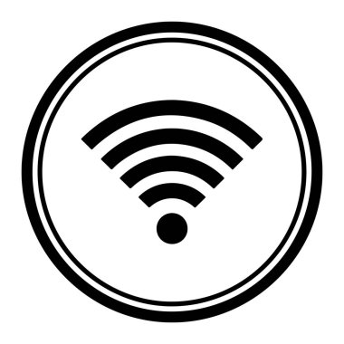 WiFi vektör satırı simgesi