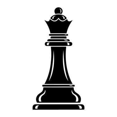 İzole satranç parça tasarım