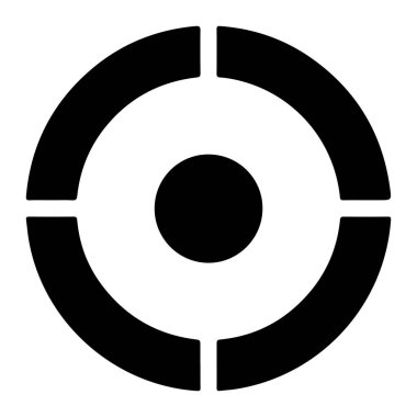 hedef simge vektör illüstrasyonu