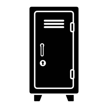 refrigerator icon. outline illustration of fridge vector icons for web design isolated on white background