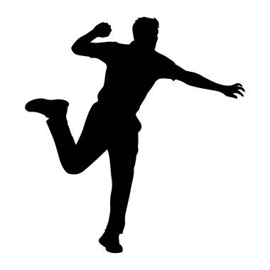 Siyah elbiseli bir adam beyaz arka planda.