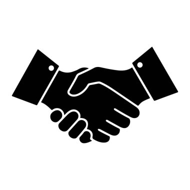 El sıkışma simgesi vektör illüstrasyonu