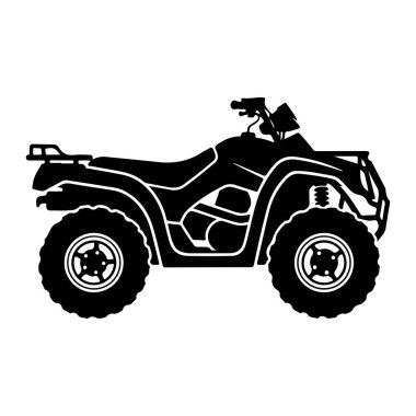 Dörtlü bisikletin silueti.