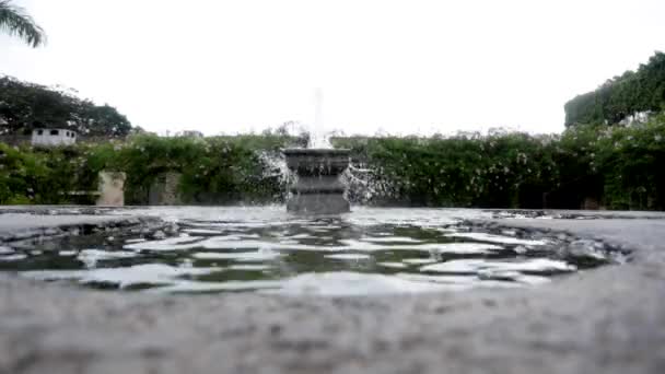 Статический выстрел из фонтана — стоковое видео