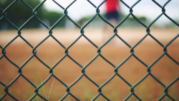 Entraîneur pratiquant au match de baseball — Video