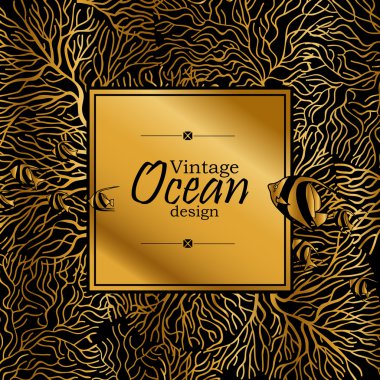 Ocean line art design