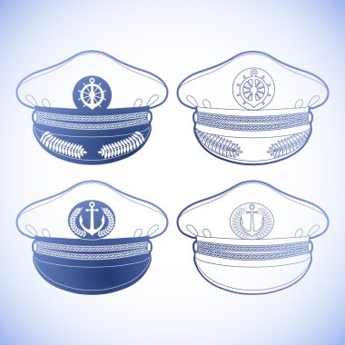 Graphic captain cap