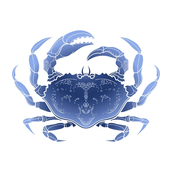 Graphic vector crab — Stock Vector