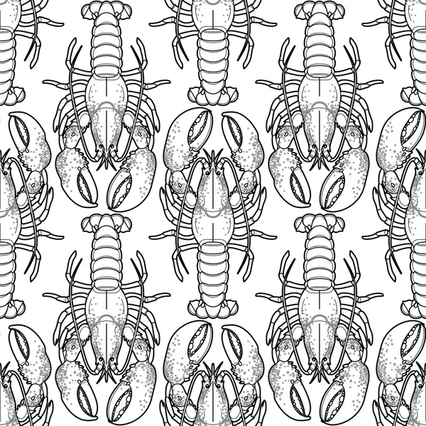 Modèle de homard vecteur graphique — Image vectorielle