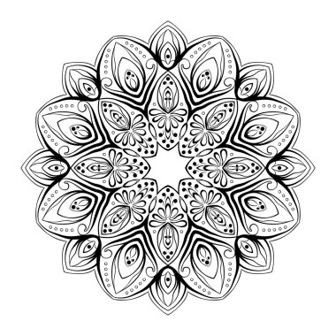 soyut daire süsleme