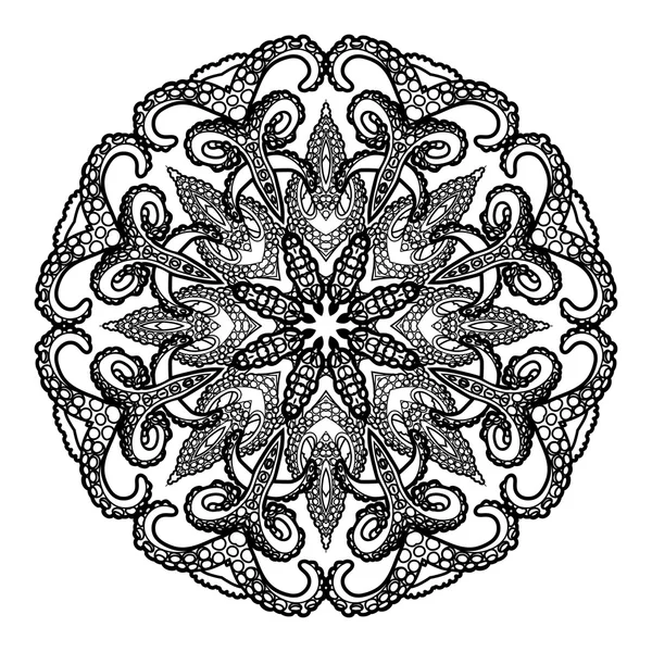 Ornement de tentacules graphiques — Image vectorielle