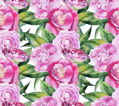 Suluboya kamelya seamless modeli