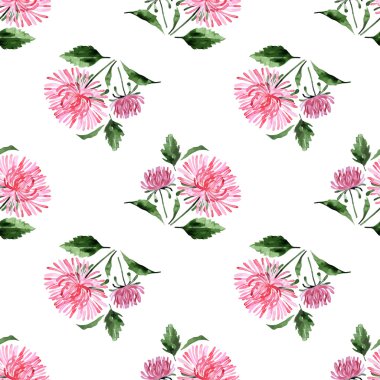 Suluboya aster desen