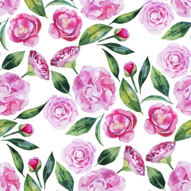 Suluboya kamelya seamless modeli