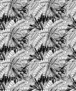 grafik çiçek desenli